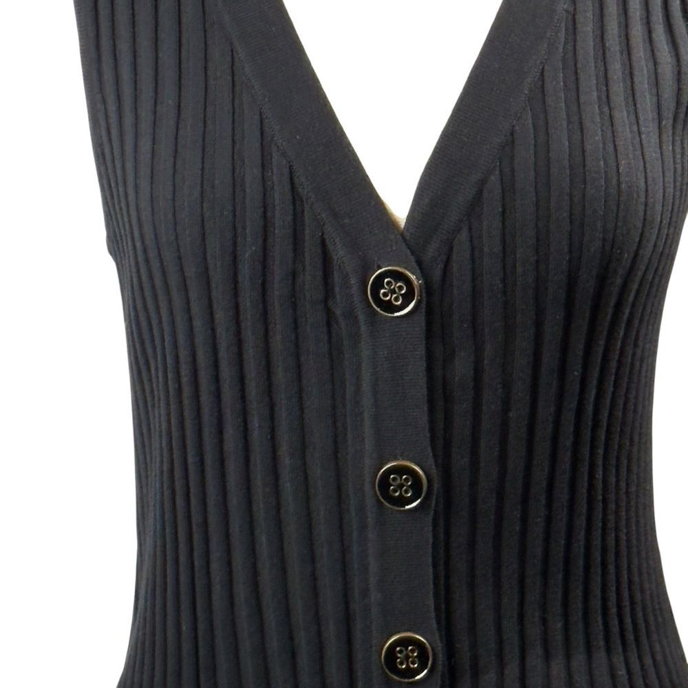 Cable & Gauge Dark Knit Top - Picture 2 of 6